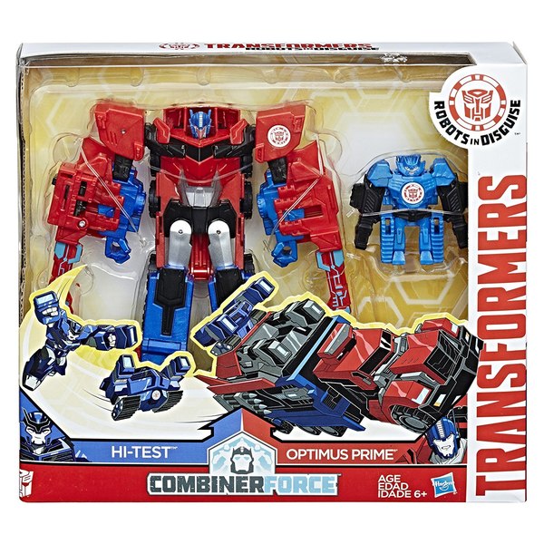 Robots In Disguise Combiner Force Optimus Prime And Hi Test Activator Combiner Stock Photos  (1 of 3)